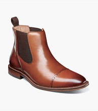 Load image into Gallery viewer, Maury Cap Toe Chelsea Boot - Cognac
