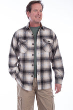 Load image into Gallery viewer, Men&#39;s Brawny Flannel Plaid Shirt Jacket
