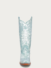 Load image into Gallery viewer, Faded Turquoise with Embroidery Boot
