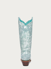 Load image into Gallery viewer, Faded Turquoise with Embroidery Boot
