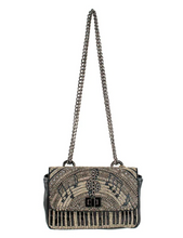 Load image into Gallery viewer, Tailored West Mary Frances All Keyed Up Convertible Crossbody Handbag Bag Music themed bag
