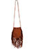 Load image into Gallery viewer, Fringe Leather Crossbody Bag - Cognac
