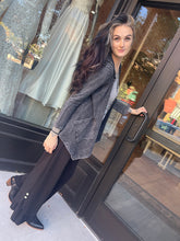 Load image into Gallery viewer, Cascading Thermal Cardigan - Black
