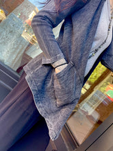 Load image into Gallery viewer, Cascading Thermal Cardigan - Black
