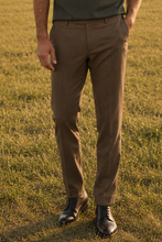 Load image into Gallery viewer, Ike Evening Slim Fit Suit Pants - Brown
