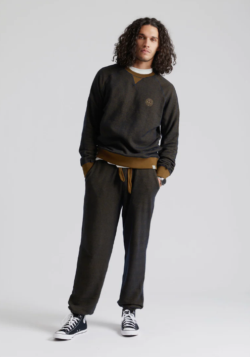 Men's Organic Cotton Joggers - Khaki Melange