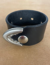 Load image into Gallery viewer, One-of-a-Kind Handmade Leather Cuffs with Metal Buckles
