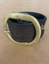 Load image into Gallery viewer, One-of-a-Kind Handmade Leather Cuffs with Metal Buckles
