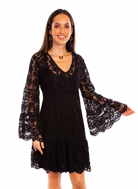 Lace Dress - Black