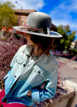 Load image into Gallery viewer, Fully Customizable Bailey Hat with Leather Brim and Stitching
