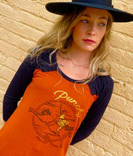 Load image into Gallery viewer, Punchy Three-Quarter Sleeve Top - Rust, Black &amp; Gold
