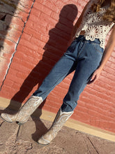 Load image into Gallery viewer, Denim Pull On Pants - Blue
