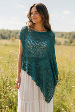 Load image into Gallery viewer, Open Knit Asymmetrical Shawl
