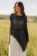 Load image into Gallery viewer, Open Knit Asymmetrical Shawl
