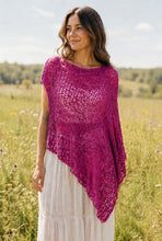 Load image into Gallery viewer, Open Knit Asymmetrical Shawl
