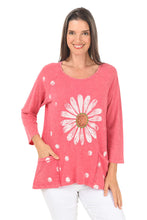 Load image into Gallery viewer, Happy Days Tunic Top with Pockets - Raspberry
