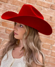 Load image into Gallery viewer, Lightning 4X Western Hat Red 2
