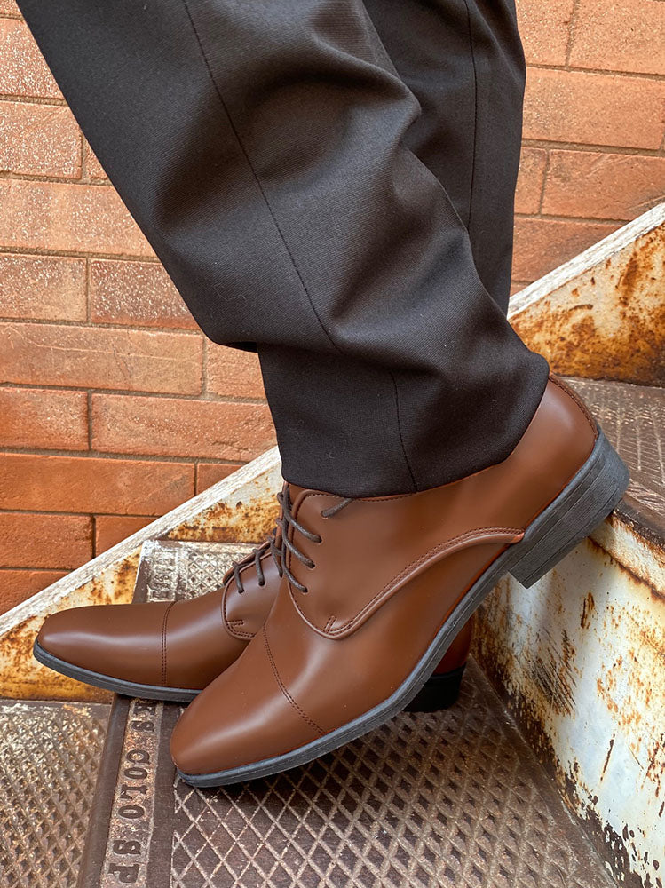 Men's Oxford Shoes - Cognac Men's Oxford Shoes - Cognac