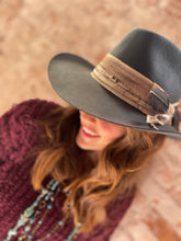 Load image into Gallery viewer, Tailored West Mirando Western-Style Hat Petrol
