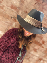 Load image into Gallery viewer, Tailored West Mirando Western-Style Hat Petrol
