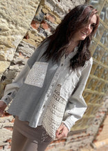 Load image into Gallery viewer, Tailored West Dove Grey Boho Top
