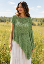 Load image into Gallery viewer, Open Knit Asymmetrical Shawl
