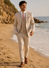 Load image into Gallery viewer, *CUSTOM* Michael Kors Performance Stretch Suit - Tan
