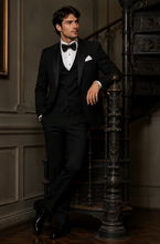 Load image into Gallery viewer, *CUSTOM* Michael Kors Milan Performance Stretch Suit - Black
