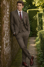 Load image into Gallery viewer, *CUSTOM* Ike Evening Archer Suit Pants - Brown
