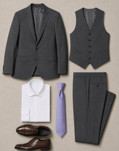 Load image into Gallery viewer, *CUSTOM* Jackson James Gold Super 120's suit - Grey
