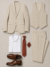 Load image into Gallery viewer, *CUSTOM* Couture 1910 Suit - Tan
