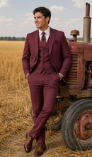 Load image into Gallery viewer, *CUSTOM* Couture 1910 Slim Fit Suit Coat - Brick
