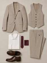 Load image into Gallery viewer, *CUSTOM* Couture 1910 Slim Fit Suit - Wheat
