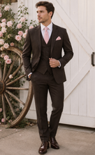 Load image into Gallery viewer, *CUSTOM* Couture 1910 Slim Fit Suit - Dark Brown
