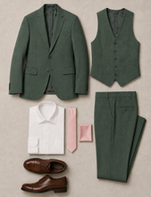 Load image into Gallery viewer, *CUSTOM* Couture 1910 Slim Fit Suit - Forest Green
