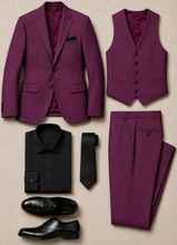Load image into Gallery viewer, *CUSTOM* Couture 1910 Slim Fit Suit - Violet
