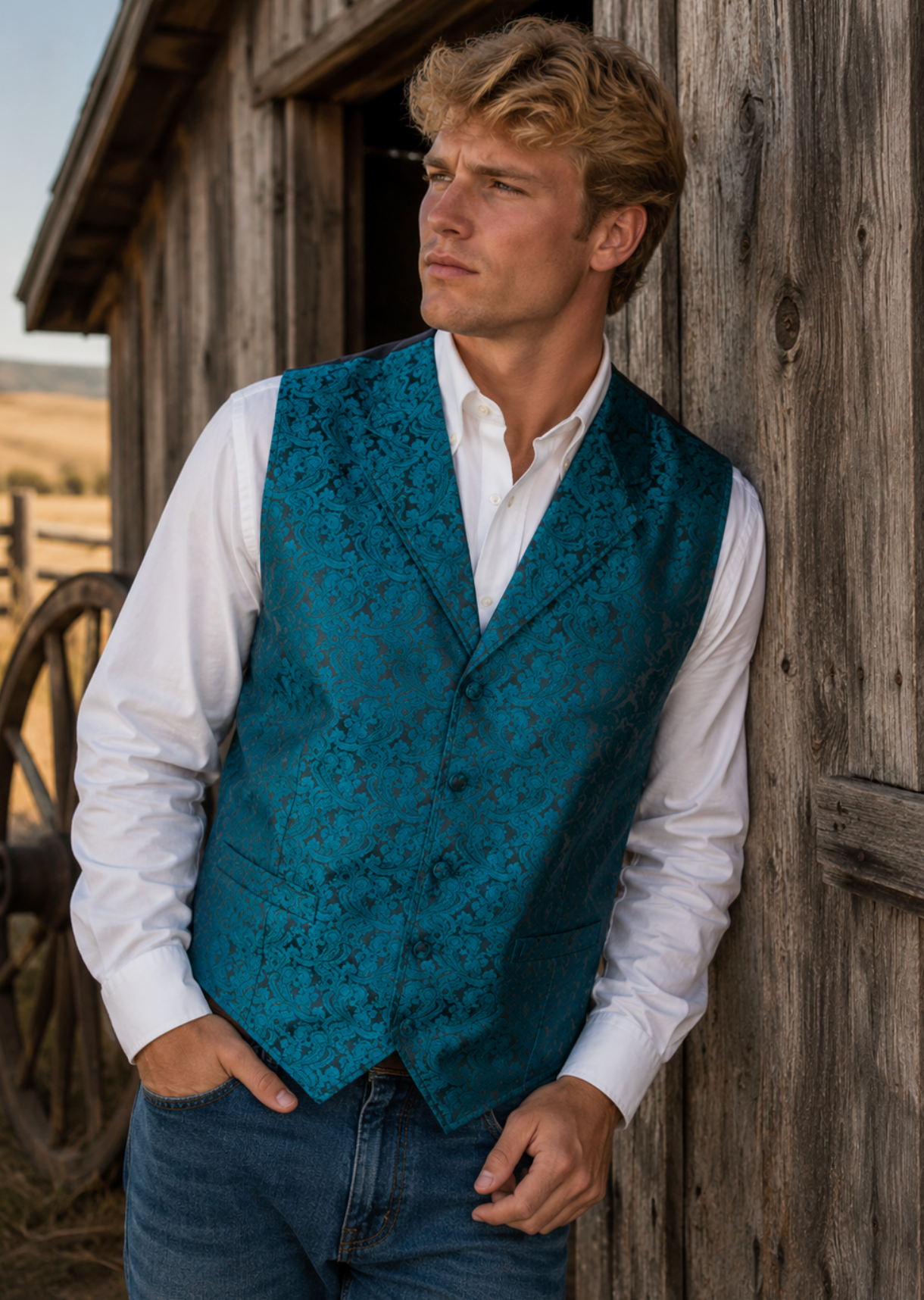 Men's Classic Paisley Vest
