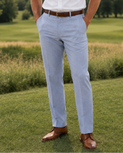 Load image into Gallery viewer, Couture 1910 Slim Fit Suit Pants - Oxford Blue
