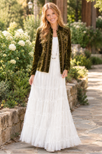 Load image into Gallery viewer, Kimono Sleeve Button Down - Dark Green
