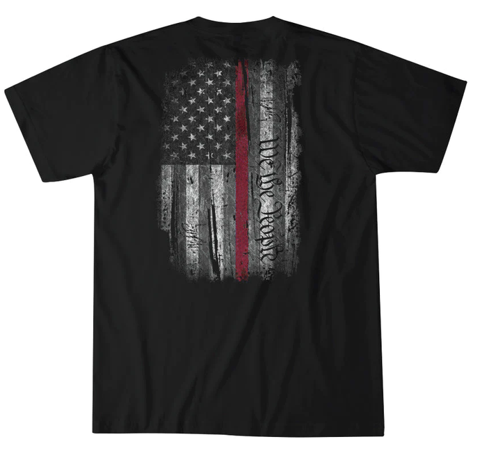 Stand the Line Short Sleeve Tee - Black