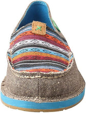 Load image into Gallery viewer, WCL0005 Twisted X Slip-On Serape Loafer Grey 
