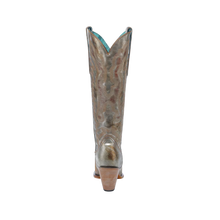 Load image into Gallery viewer, Embroidered Metallic Gold Tall Boot
