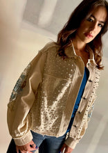 Load image into Gallery viewer, Tailored West TW Bling Denim Jacket
