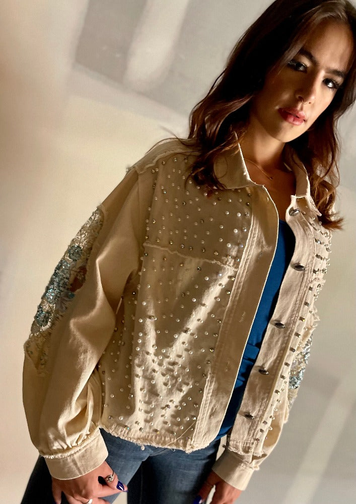 Tailored West TW Bling Denim Jacket