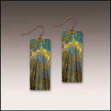 Load image into Gallery viewer, Bright Summer Aspen Nature Banner Earrings
