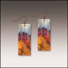 Load image into Gallery viewer, Trees and Hills Banner Handmade Earrings
