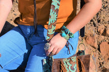 Load image into Gallery viewer, Chunky Genuine Natural Turquoise Beaded Bracelet 802b
