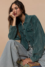 Load image into Gallery viewer, Tailored West Hunter Green Relaxed-Fit Corduroy Jacket
