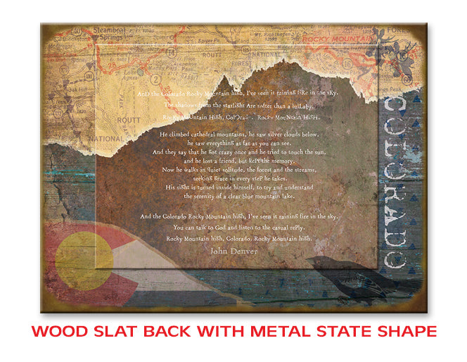 Colorado Sentimental State Series Wall Decor