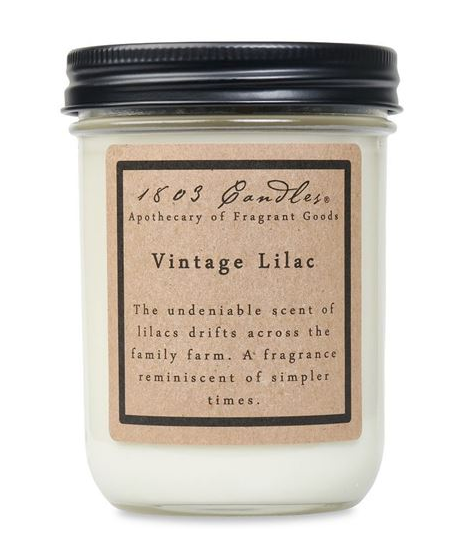 1803 Vintage Lilac Jar Candle